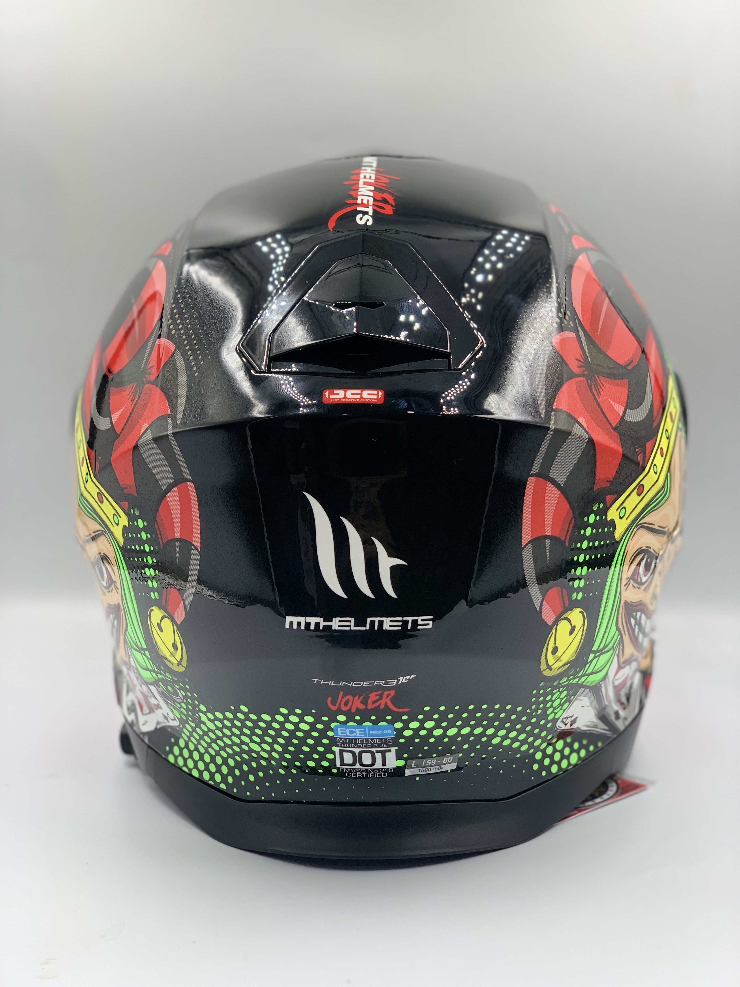 MT Helmet Thunder 3 SV Jet Joker A1 Gloss Black (ECE CERTIFIED)